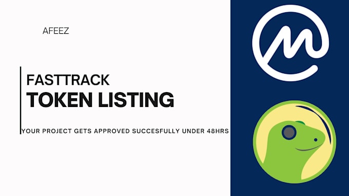 Bestseller - do guaranteed fasttrack token listing on coinmarketcap and coingecko