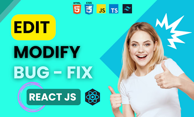 Gig Preview - Do react bug fix modify react code and boost performance