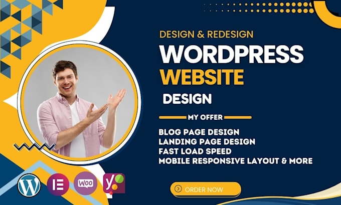 Gig Preview - Create a beautiful custom wordpress website design