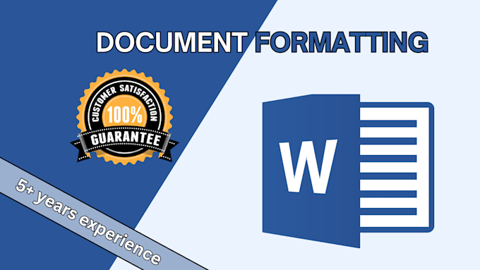 Gig Preview - Format, create, design, edit and fix microsoft word document