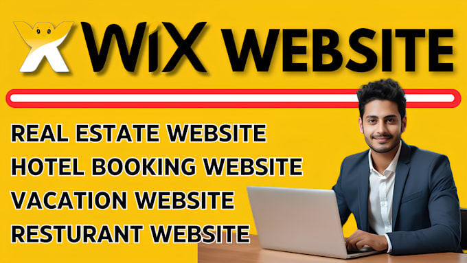 Gig Preview - Create real estate website, vacation, hotel booking, restaurants wix website