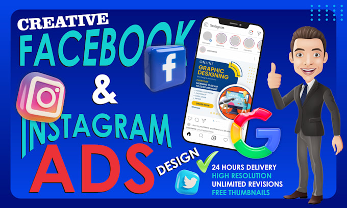 Gig Preview - Design facebook ads and menu design