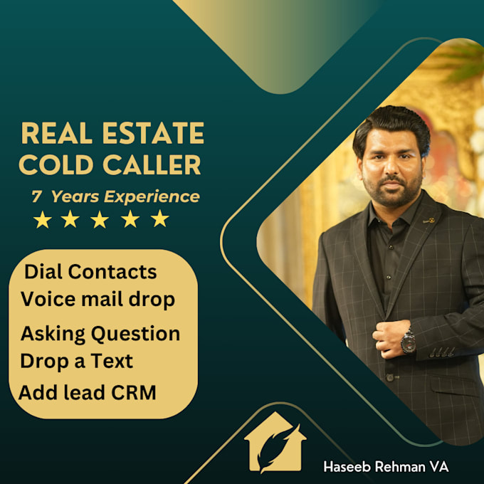 Gig Preview - Be your  real estate cold caller for find a hot lead