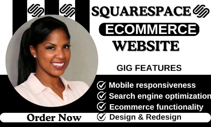 Gig Preview - Squarespace website design squarespace website redesign square online ecommerce