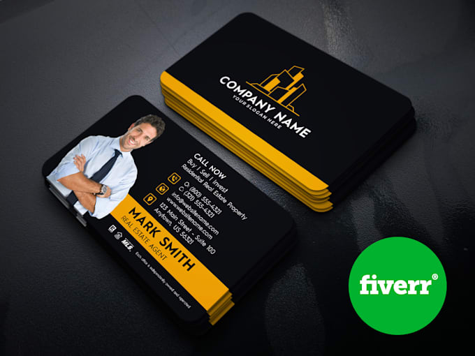 Gig Preview - Design modern luxury real estate business card