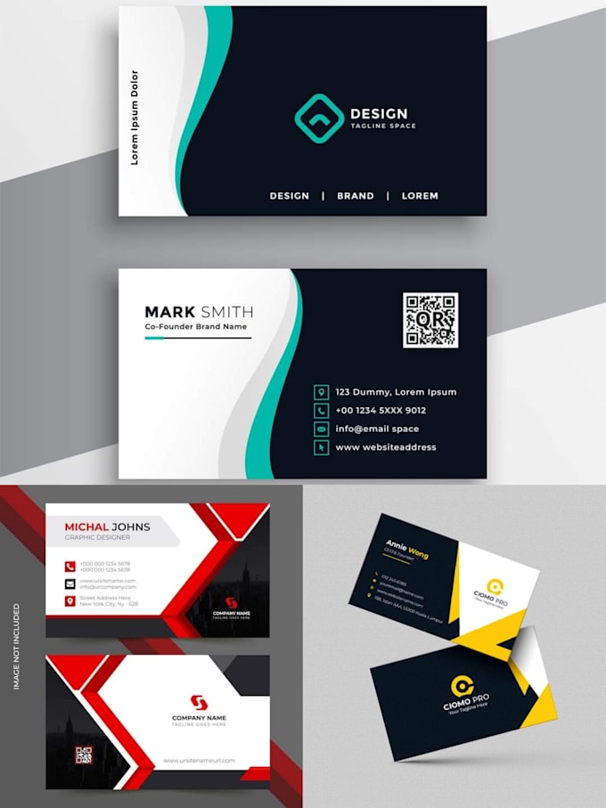 Gig Preview - Design digital business card, visiting card for your brand