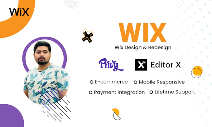 Gig Preview - Create wix website, wix, wix website design, wix website redesign, wix redesign