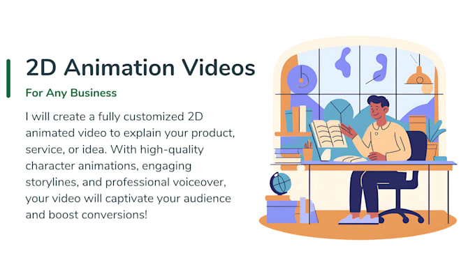 Gig Preview - Create a HQ 2d animated video or ad to boost your brand