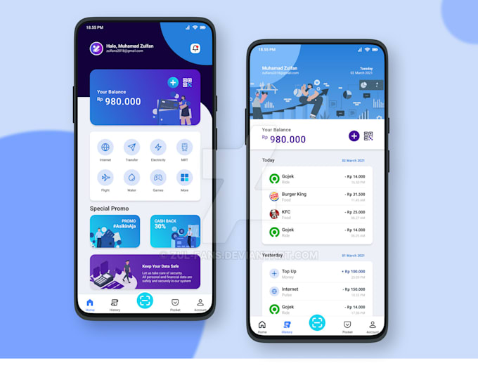 Bestseller - create ewallet app, payment app, money transfer app, fintech app