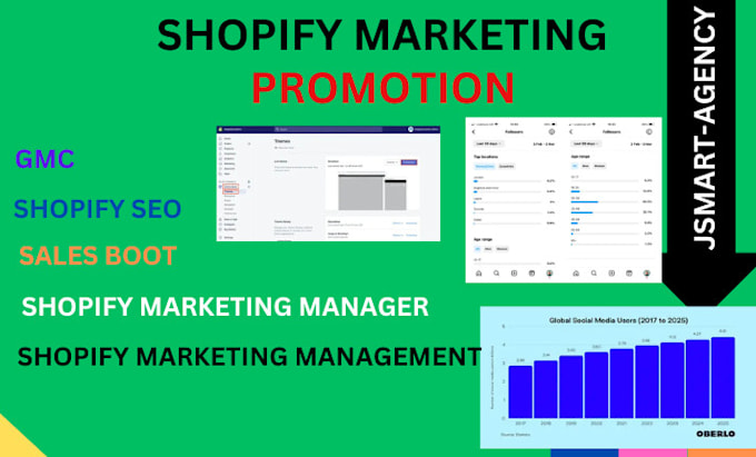 Gig Preview - Shopify marketing management marketing strategy