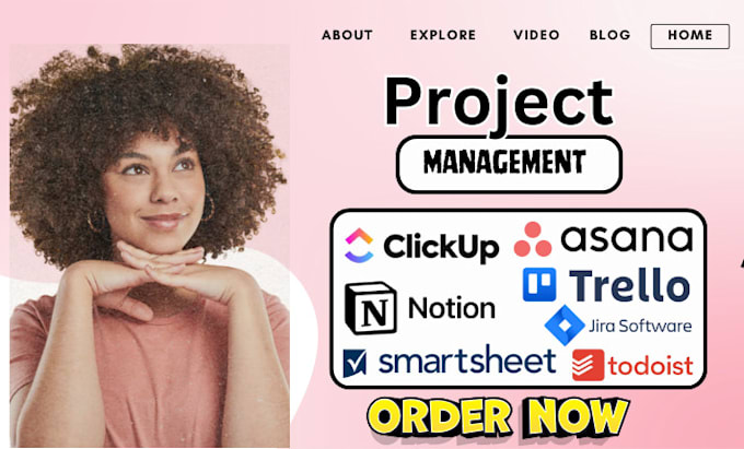 Gig Preview - Setup clickup project management clickup crm notion clickup setup asana trello