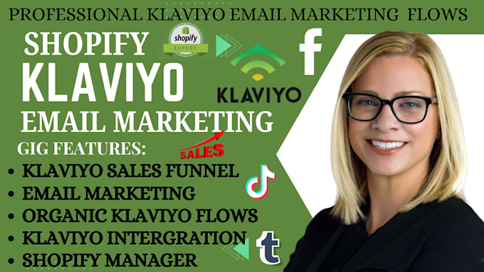 Gig Preview - Set up klaviyo email marketing flows or automations to boost shopify sales