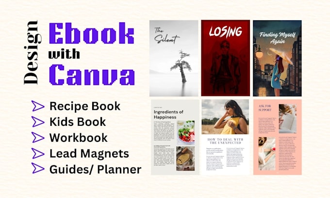 Gig Preview - Do professional canva pdf ebook design lead magnet one pager redesign book cover