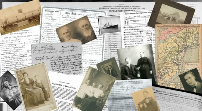 Gig Preview - Research your family genealogy and history