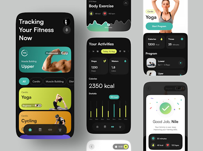 Gig Preview - Develop fitness app, gym app, health and fitness app