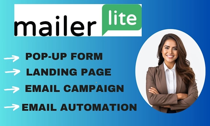 Gig Preview - Be your mailerlite design expert email template landing page