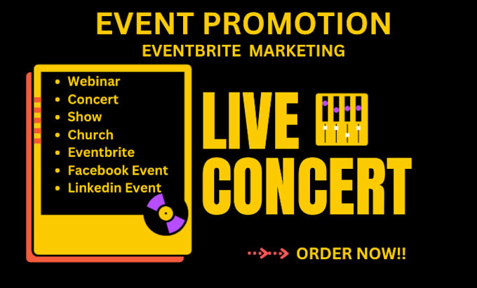 Gig Preview - Increase your event marketing ticket sales, engagement, live webinar concert