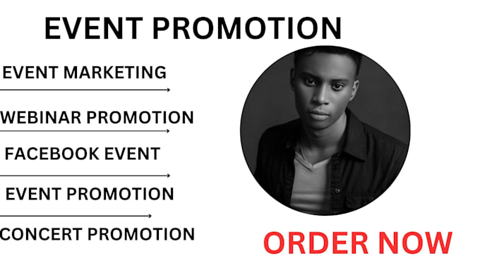 Gig Preview - Do eventbrite promotion, webinar , conference, concert promotion