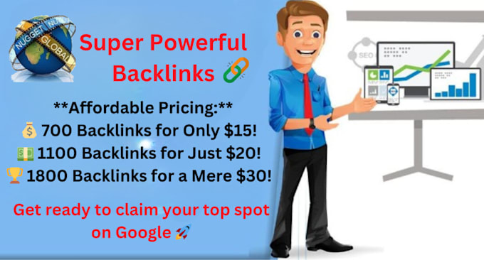 Gig Preview - Create 700 SEO backlinks with a powerful link building service