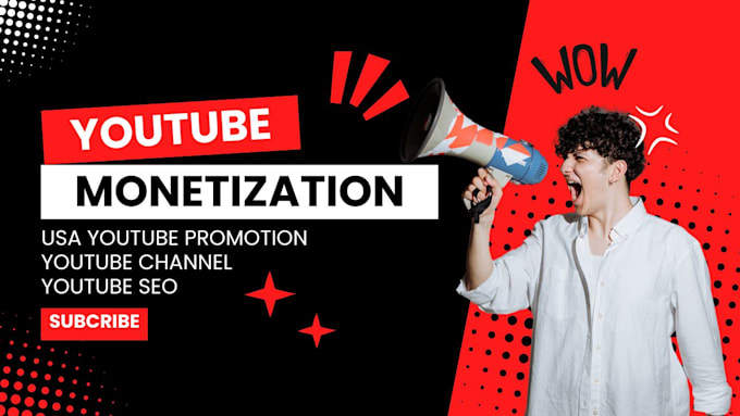 Gig Preview - Boost your channel with expert youtube monetization and USA promotion