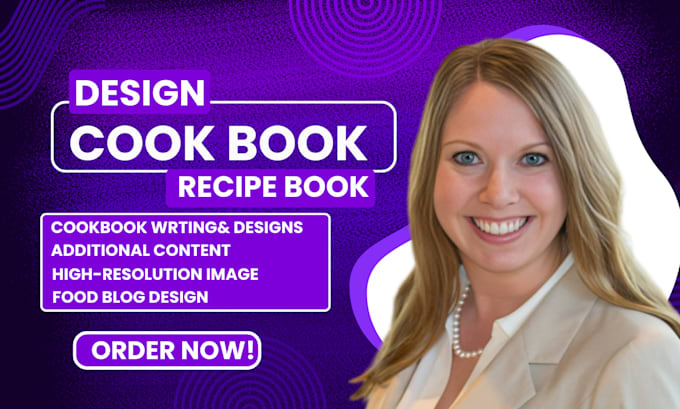 Gig Preview - Write and design quality cookbook design write cookbook recipe for amazon KDP