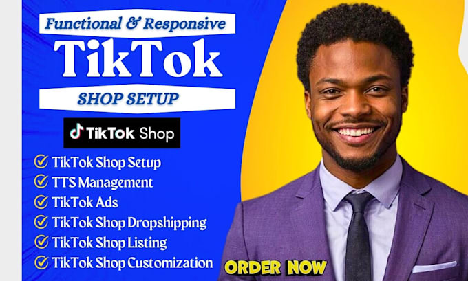 Gig Preview - Setup tiktok shop manage tiktok ads  tiktok marketing