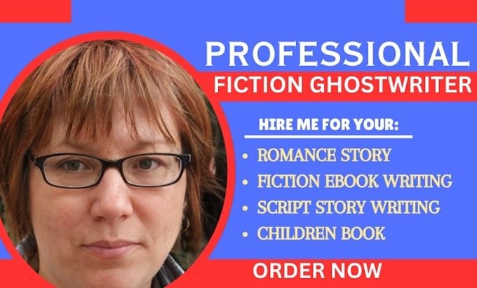 Gig Preview - Be your fiction ghostwriter ebook ghostwriter ebook writer for your fiction book