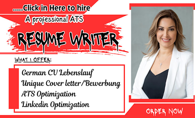 Gig Preview - Provide ats industry standard german cv, lebenslauf, bewerbung, cover letter