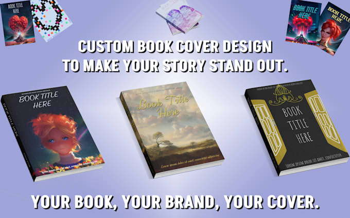 Gig Preview - Make a custom book cover for your novel