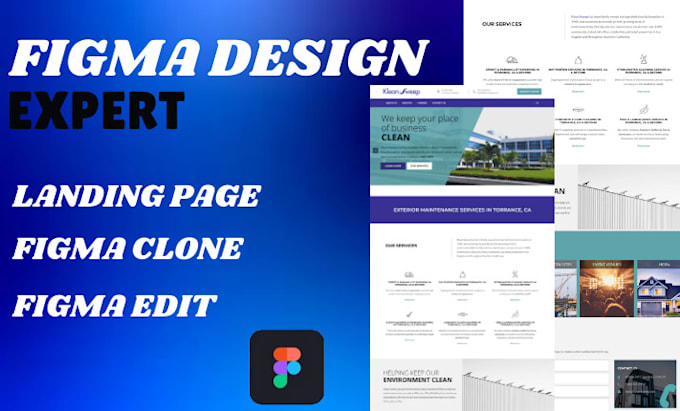 Gig Preview - Desgn figma landing page, saas landing page or website ui ux design on figma