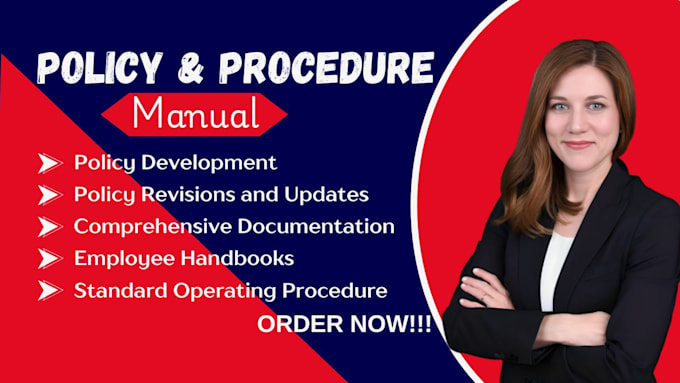 Gig Preview - Write nemt detailed and customized policy and procedure manual business plan