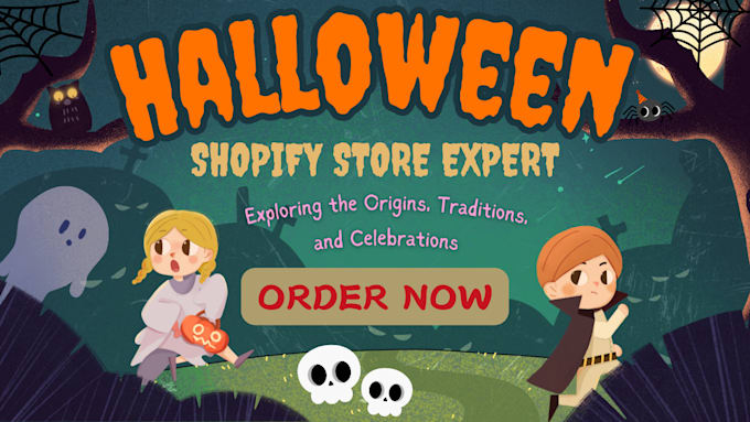 Gig Preview - Halloween shopify christmas store halloween shopify store