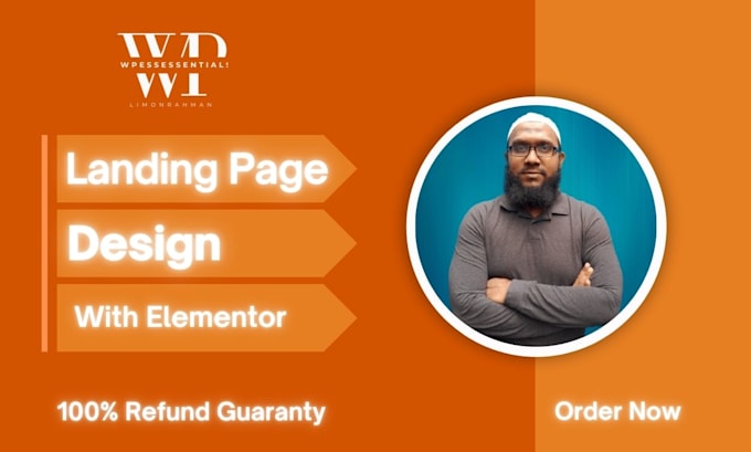 Gig Preview - Design a high converting landing page for your business