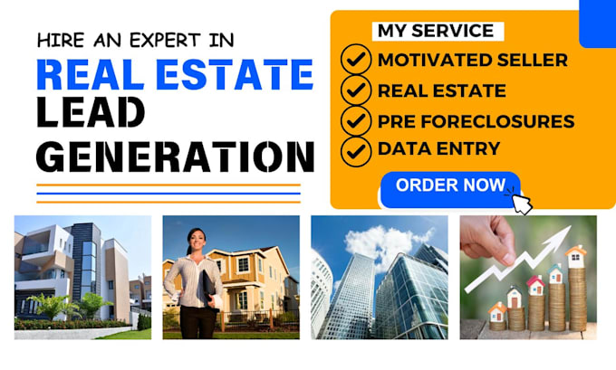 Gig Preview - Generate real estate motivated seller cash buyers skip tracing cold caling leads