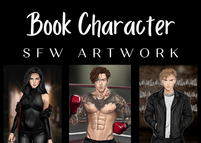 Gig Preview - Digitally hand draw art of your book characters