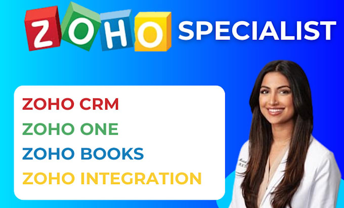 Gig Preview - Zoho CRM, zoho creator, zoho campaigns, zoho form and zoho books zoho bigin