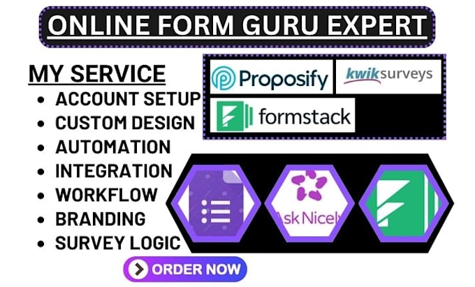 Bestseller - setup fillable form google form formstack better proposal asknicely kwiksurverys