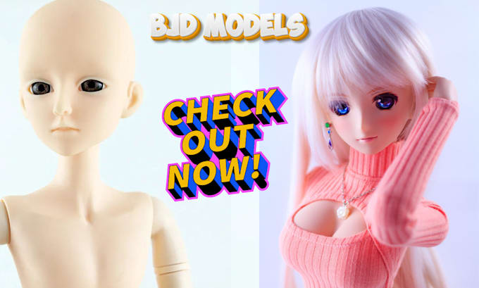 Gig Preview - Sculpt 3d bjd model, action figure articulated fleximodel, 3d toy, 3d doll, lego