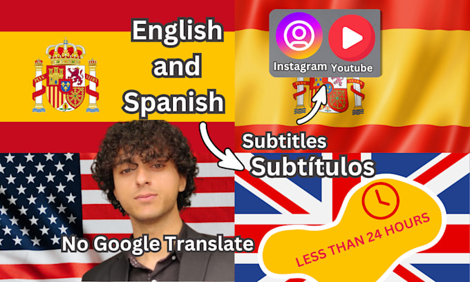 Gig Preview - Translate and add spanish or english subtitles to your video