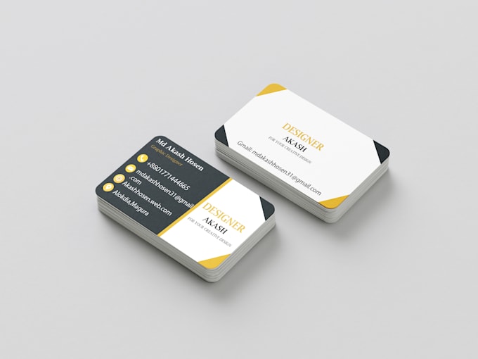 Bestseller - do minimalistic business card design with adobe illustrator