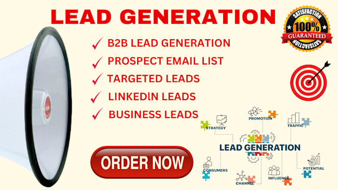 Gig Preview - Do b2b lead generation geo targeted, linkedin lead gen solutions