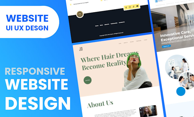 Bestseller - design website design or website uiux design using figma