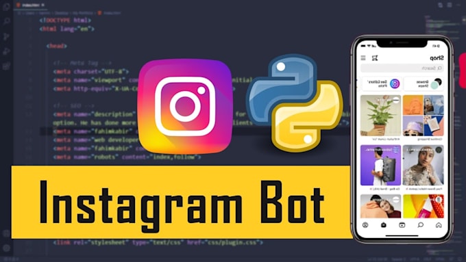 Gig Preview - Create automated tiktok bot, live streaming bot, instagram api bot, youtube bot