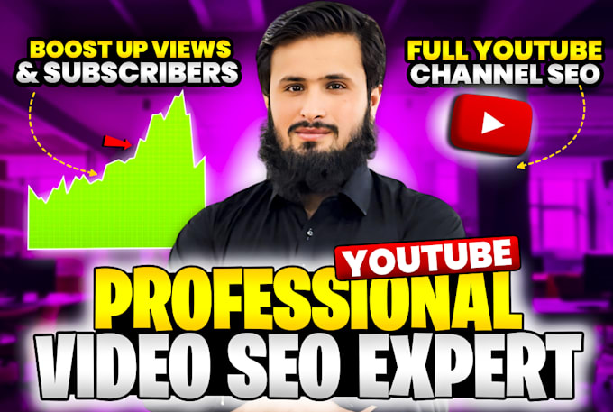 Gig Preview - Optimize your youtube videos for SEO