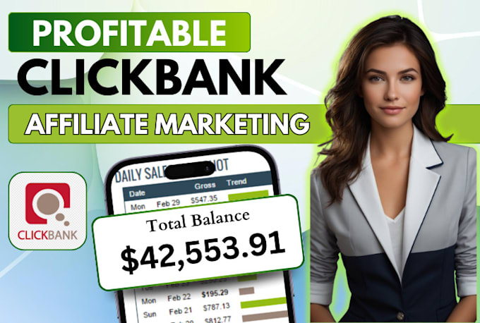 Gig Preview - Clickbank affiliate link promotion clickbank affiliate link promotion clickbank