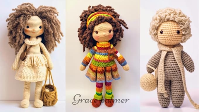 Gig Preview - Write step by step amigurumi pattern knitting, crochet pattern for esty store