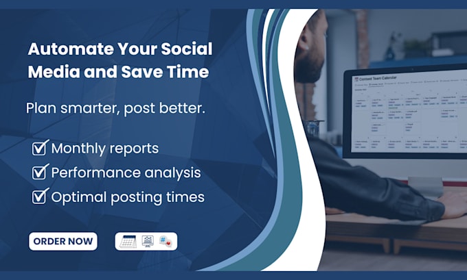 Gig Preview - Automate and manage your social media for maximum engagement