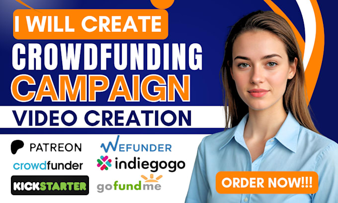 Gig Preview - Create high quality crowdfunding video for your gofundme kickstarter indiegogo