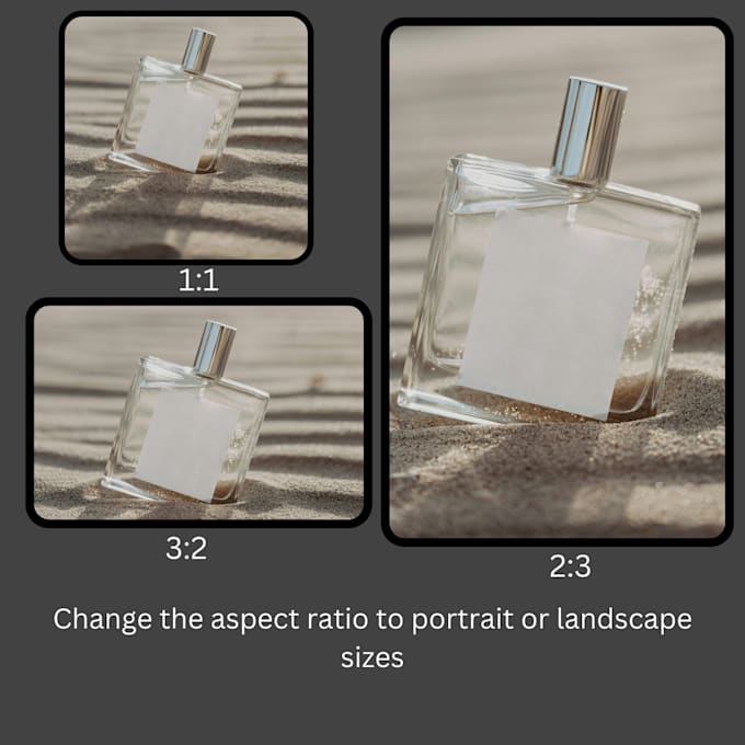 Gig Preview - Change the aspect ratio to portrait or landscape sizes