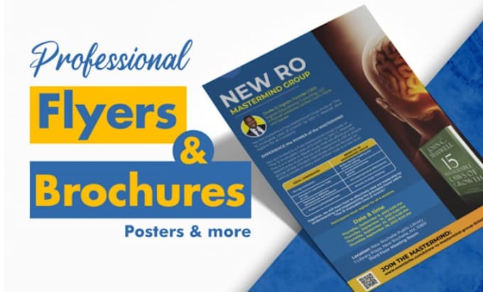 Gig Preview - Design professional business flyers, one pager, sell sheet and sales flyer